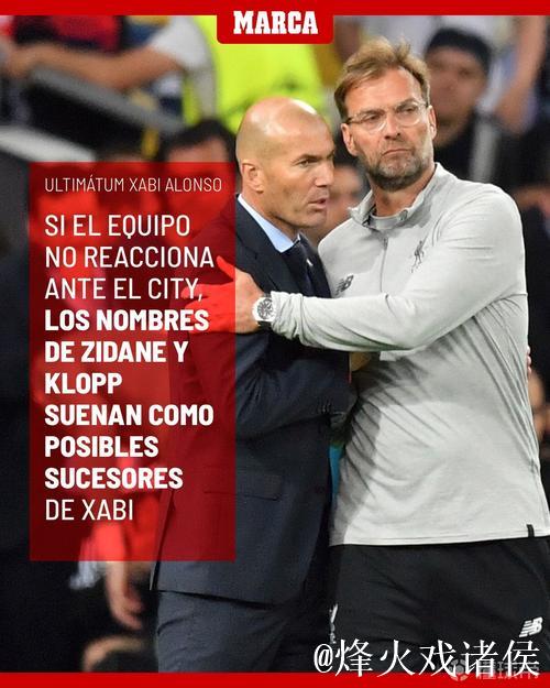 阿隆索帅位危机,齐达内与克洛普成热门接任人选 阿隆索帅位危机,齐达内与克洛普成热门接任人选